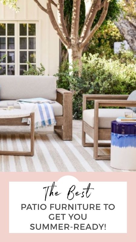 I’ve rounded up the best patio furniture to get you summer ready! Linking all my favorites, including the furniture I own for my own patio (as seen in this photo!). #patio #outdoorfurniture #patiostyle 

#LTKfamily #LTKstyletip #LTKhome