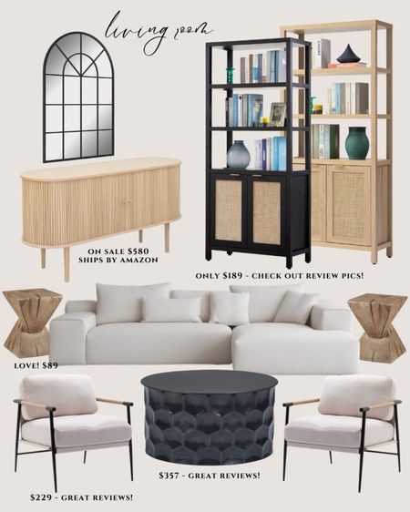 Amazon home finds. Living room furniture. Book case. Rattan shelving unit. 
Modern shelving unit. Tall shelves. 

#LTKhome #LTKsalealert