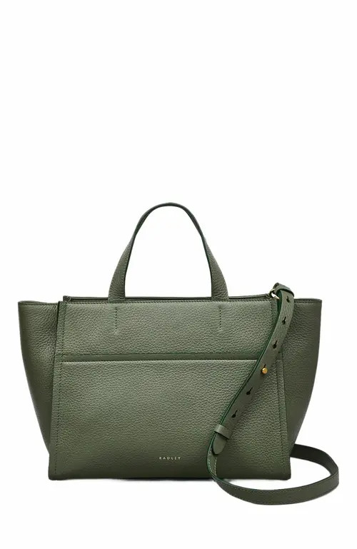 Radley Oak Street Medium Ziptop Satchel Bag in Olive at Nordstrom | Nordstrom