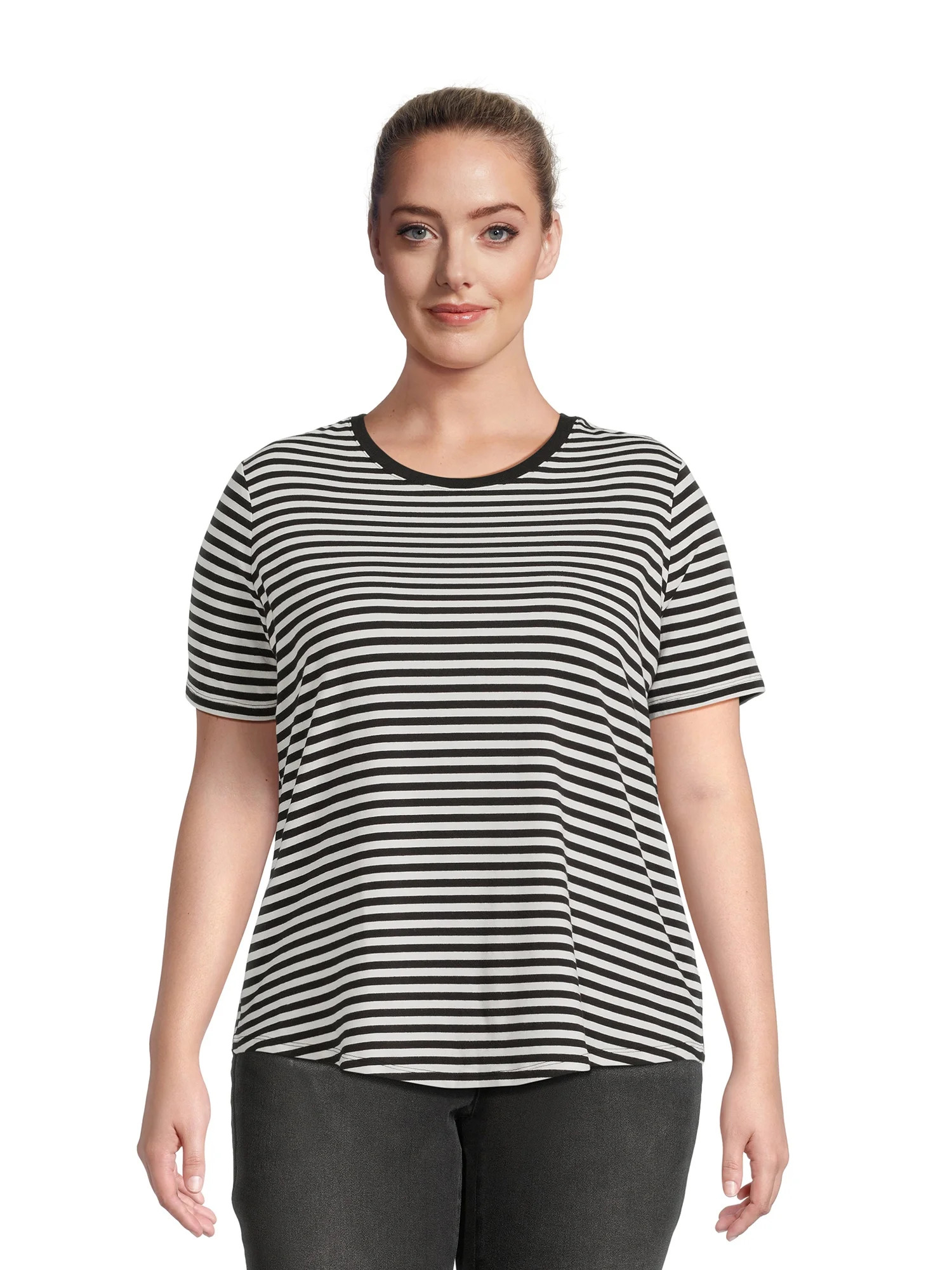 Terra & Sky Women’s Plus Size Crew Tee | Walmart (US)