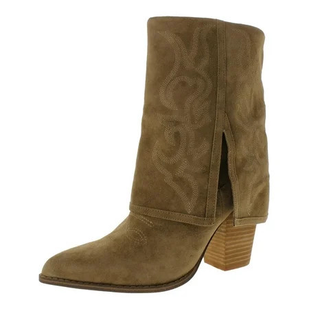 Steve Madden Womens Layne Suede Pointed Toe Cowboy Western Boots | Walmart (US)