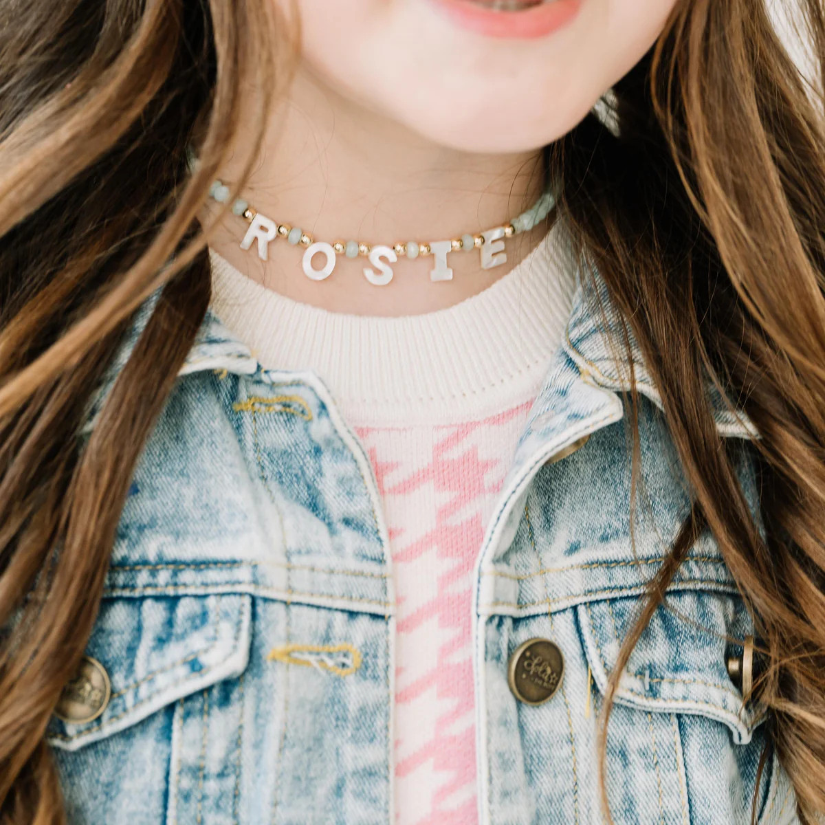 Custom Name Necklace: Seafoam | The Worthy Co.