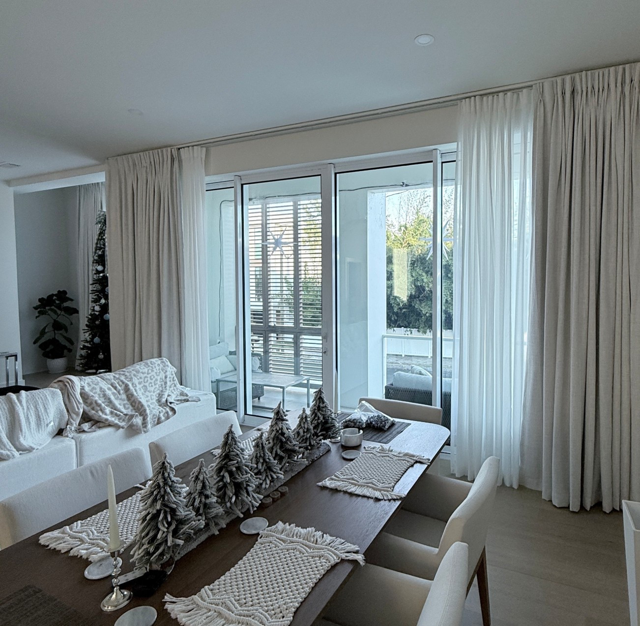 I decided to DIY custom curtains and they came out so beautiful! Tracks run super smooth and I got the linen curtain lined. If you have windows that require custom treatments I definitely recommend these! 

White sheer 
Ivory Lesley linen 

#LTKstorytime #LTKSaleAlert #LTKHome