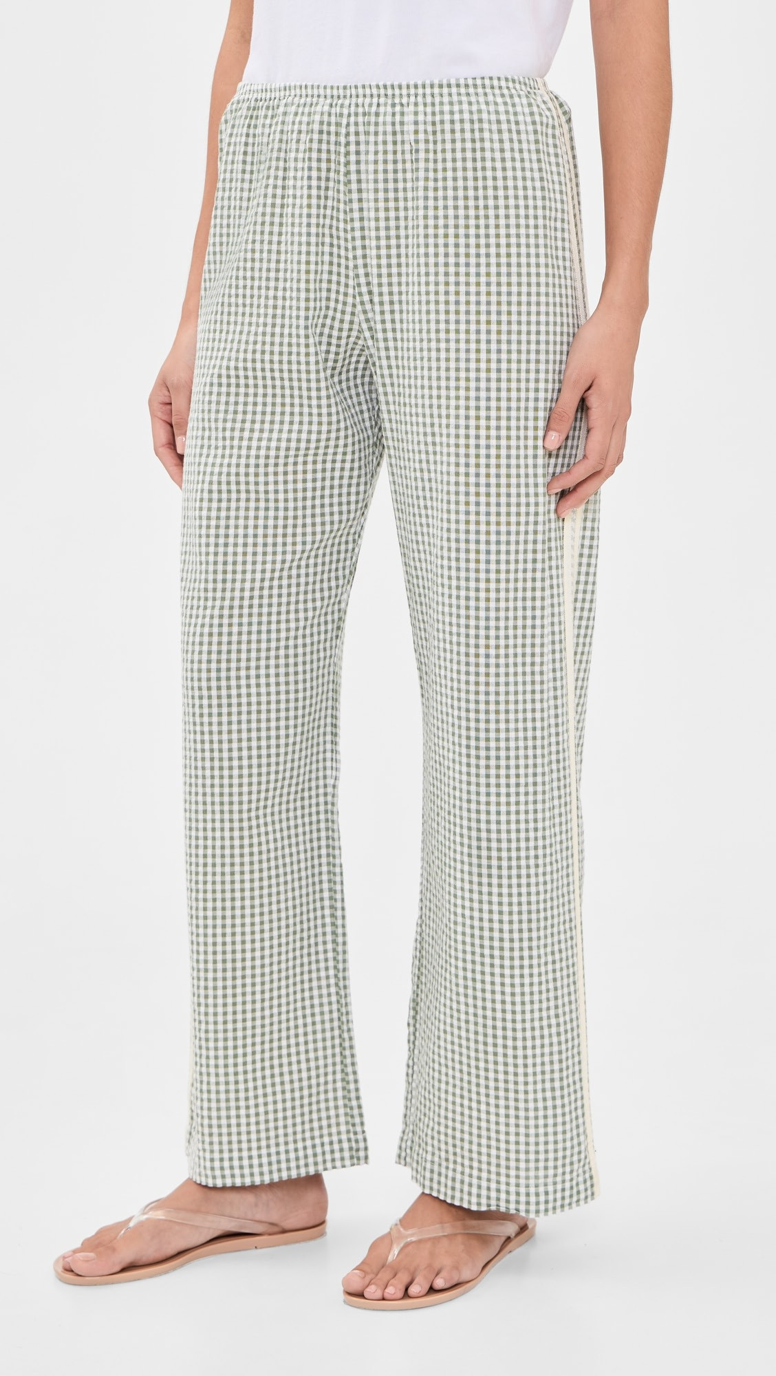 Shopbop | The Cotton Gingham Stripe Crop Pants — shop this pick from Emily's edit