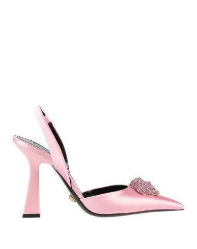 Versace Woman Pumps Pink Size 6 Textile fibers, Soft Leather | YOOX (US)