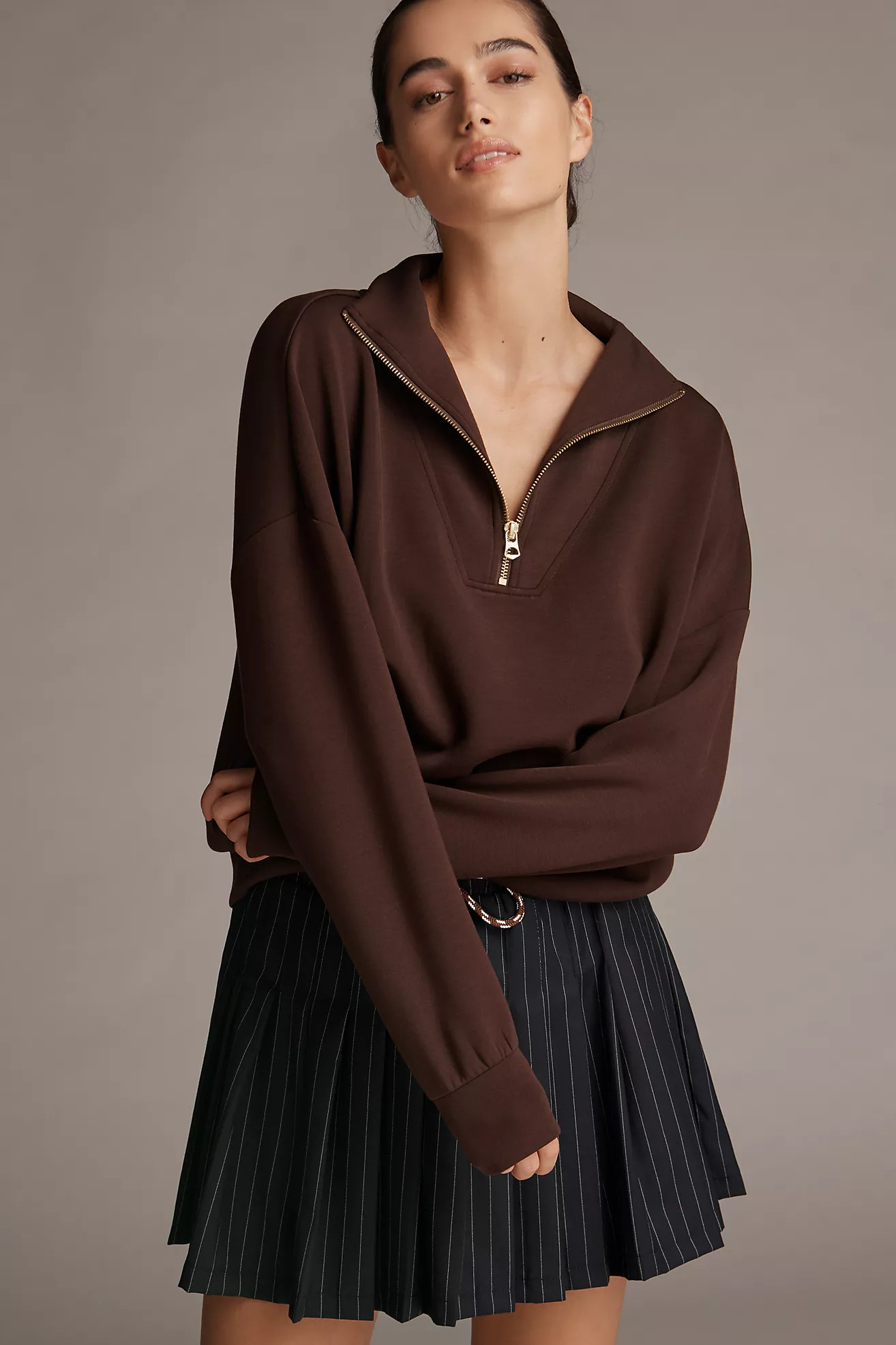 Varley Hawley Half-Zip Sweatshirt | Anthropologie (US)