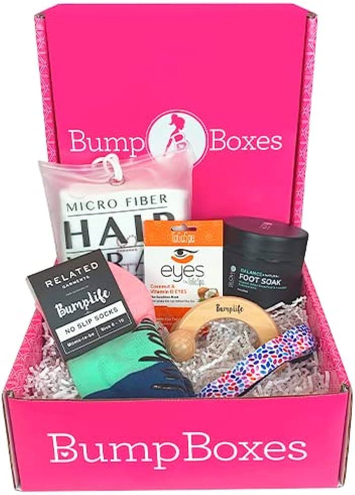 Bump Boxes 3rd Trimester Pregnancy Gift Box for Expecting and First Time Moms | Amazon (US)
