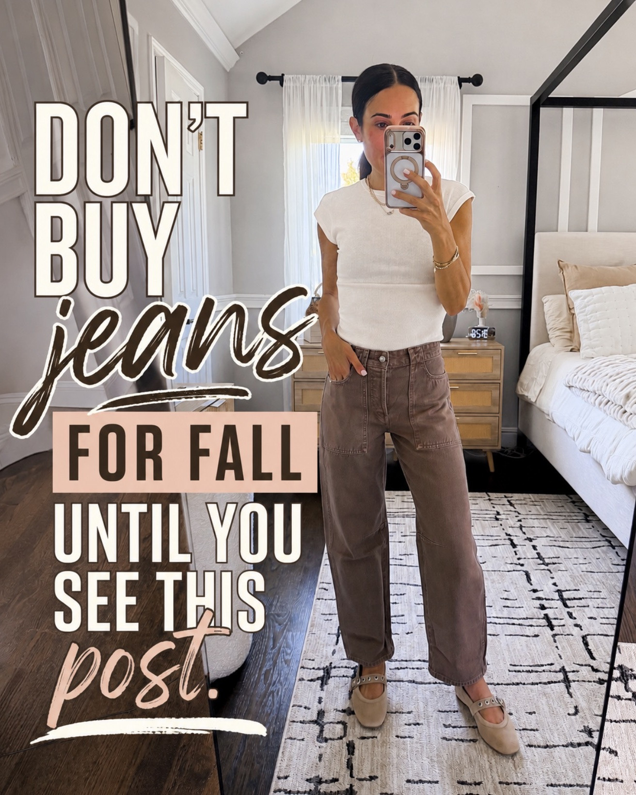 If you’re planning to buy new jeans for fall… save yourself the endless scrolling. 🤎🍂

I rounded up the pairs I’ve actually tried, worn, and would recommend to my best friend.

From under $30 Target finds to designer-worthy pairs, these are the jeans that are worth your money this season.

No gatekeeping over here. Just the pairs that impressed me and earned a spot in my closet.

💌type “JEANS” and I’ll send you the links
🔗

#LTKSaleAlert #LTKOver40 #LTKSeasonal