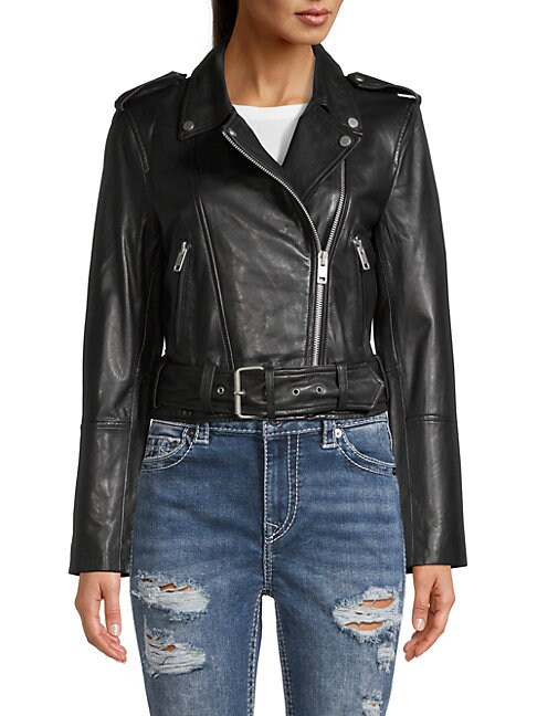 Leather Moto Jacket | Saks Fifth Avenue OFF 5TH