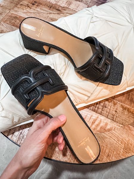 These sandals are so versatile for spring or summer. Easy to dress up or down. Comes in brown too! 

Spring sandals, summer sandals, slides, heels 

#LTKshoecrush #LTKSeasonal #LTKover40
