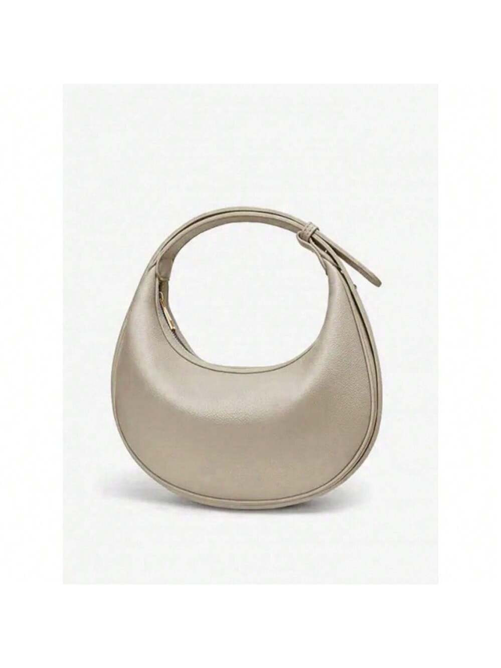 New Half Moon Dumpling Bag With Adjustable Shoulder Strap, Handheld Cross Shoulder, Single Should... | SHEIN