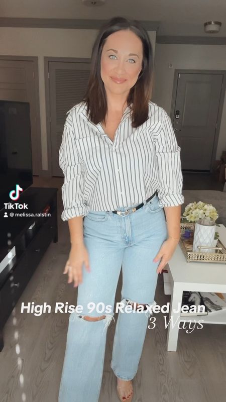 High rise 90s relaxed jeans from Abercrombie 

#LTKsalealert #LTKstyletip #LTKfindsunder100