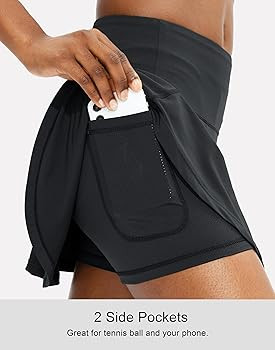 SANTINY Pleated Tennis Skirt for Women with 4 Pockets Women's High Waisted Athletic Golf Skorts S... | Amazon (US)