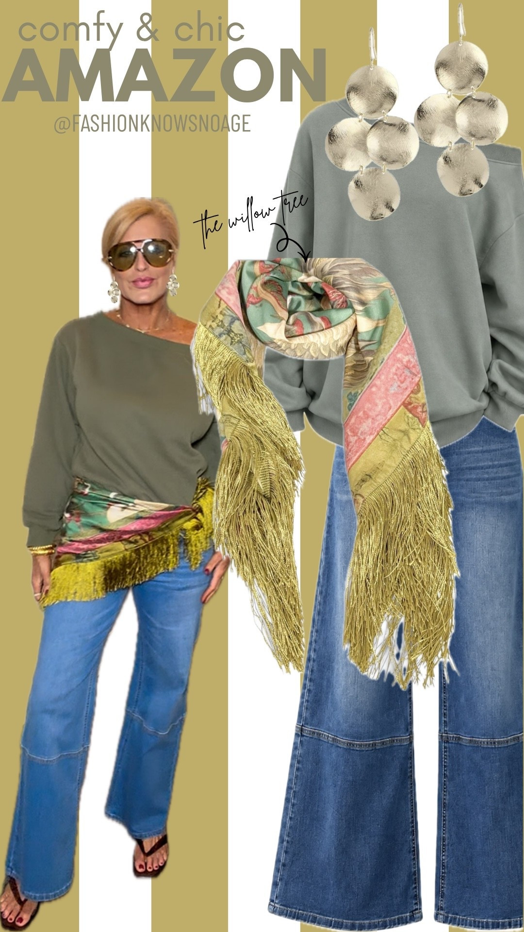 I’m wearing a medium in this top for an oversized fit and a 4 in these Amazon jeans!

#LTKootd #LTKgrwm #LTKSeasonal