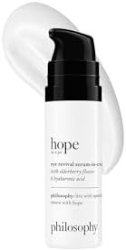 philosophy hope in a jar eye revival serum eye cream - with hyaluronic acid, elderberry extract &... | Amazon (US)