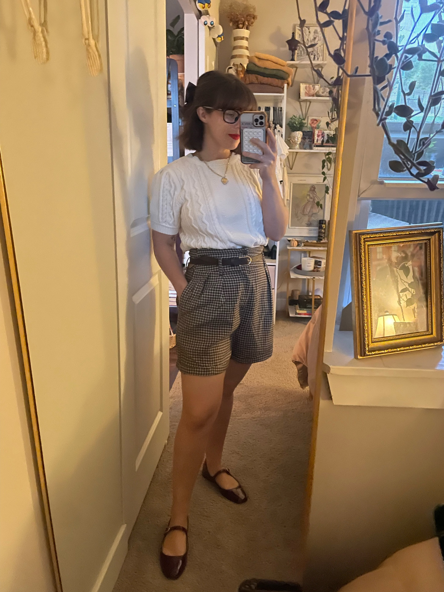 Shorts are for fall and winter. Wearing an XS in the sweater and 4 in the shorts. Shorts run tight  

#LTKSeasonal #LTKWorkwear #LTKStyleTip