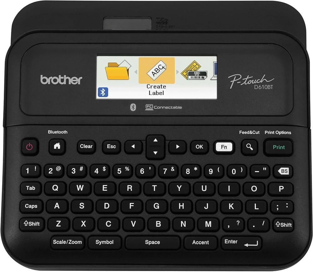 Brother P-Touch PT- D610BT Business Professional Connected Label Maker | Connect and Create via B... | Amazon (US)