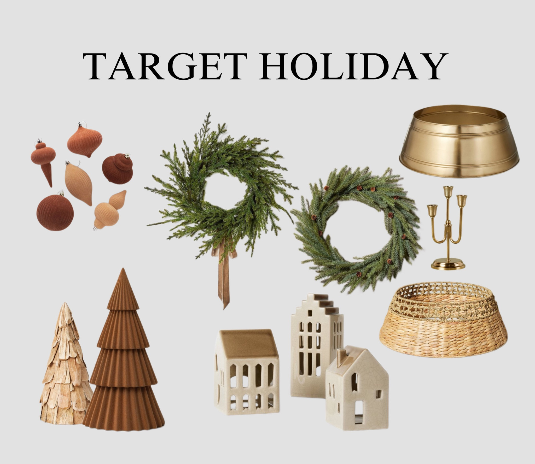 Target holiday 
Decorations for your home 


#LTKHoliday #LTKfamily #LTKhome