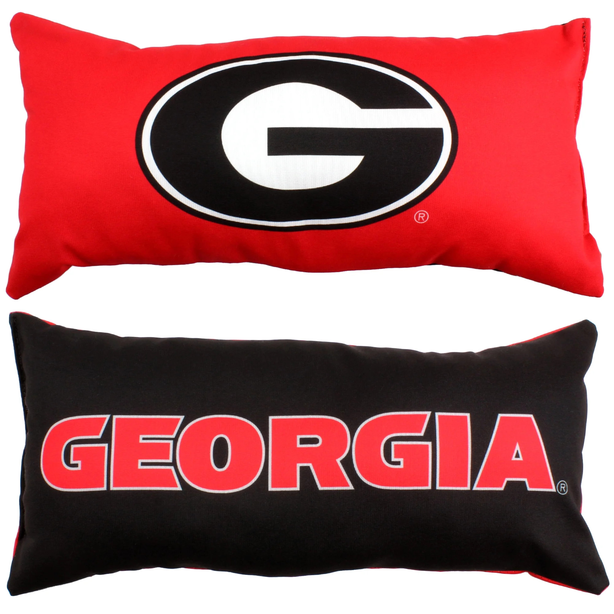 College Covers 16" x 6" Georgia Bulldogs Polyester Bolster Pillow - Walmart.com | Walmart (US)