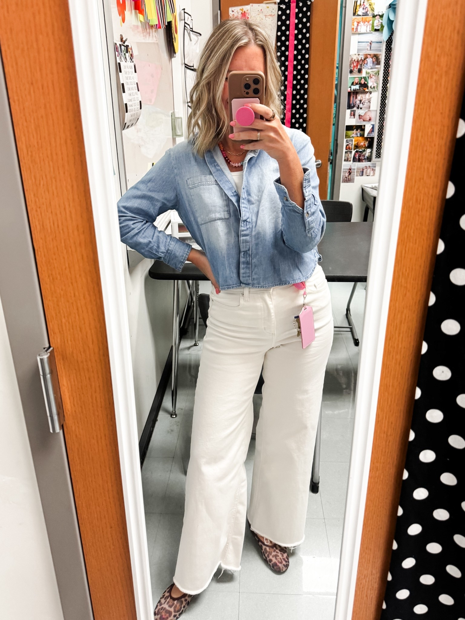 Size up in the white Target pants🤍