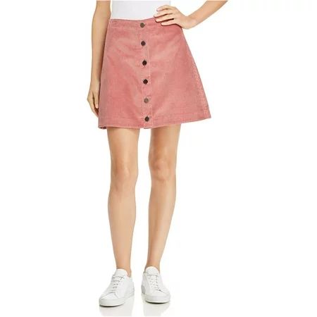 Elizabeth and James Womens Prewitt Corduroy Skirt Pink 12 | Walmart (US)