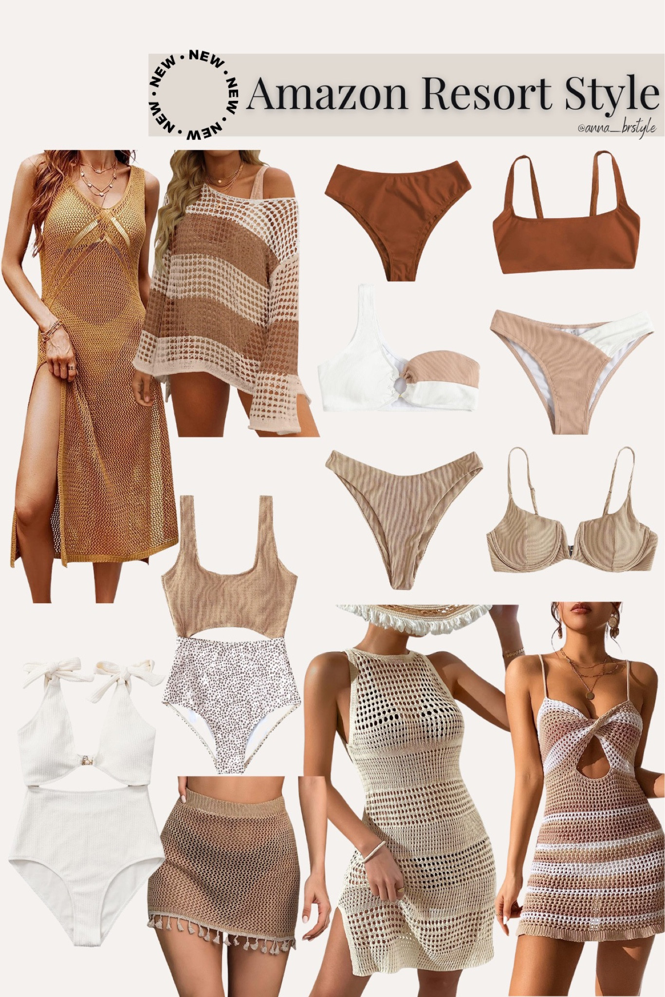 amazon resort style / amazon swim suits / amazon bikini/ amazon beach dresses /amazon  knit sweaters / amazon neutral swim wear / amazon vacation essentials 

#LTKswim #LTKstyletip #LTKtravel