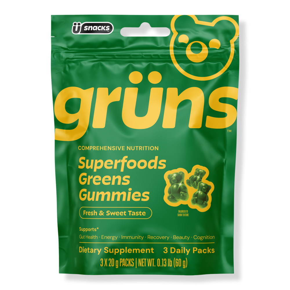 Gruns Adults Superfood Greens Multivitamin Gummies - 3 pack | Ulta