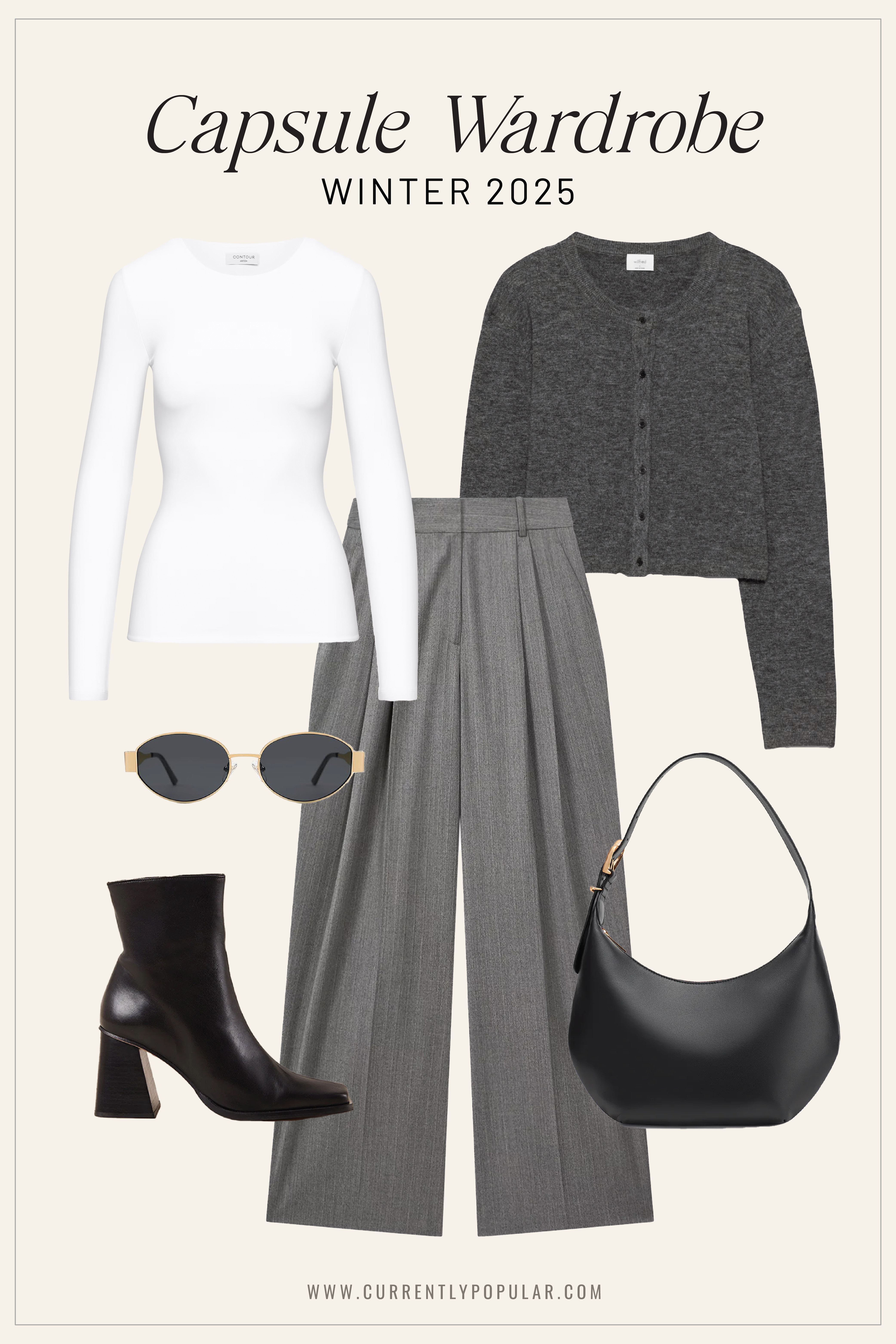 Winter 2025 Capsule Wardrobe

Capsule Wardrobe Checklist / Everyday Style / Winter 2025 Outfit Ideas / Casual Outfits 

 #LTKFindsUnder100 #LTKStyleTip #LTKWorkwear