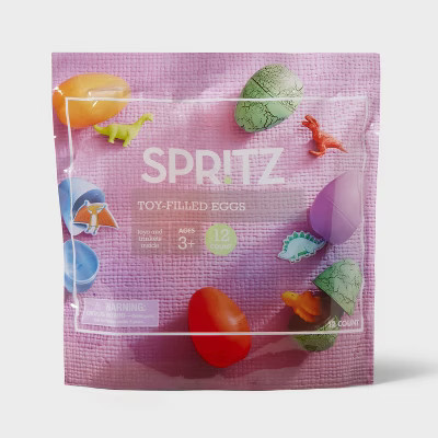 Dinos Pre-Filled Plastic Easter Eggs 12pc - Spritz™ | Target