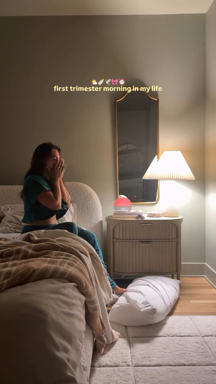 That first trimester was 100% the hardest one for me. I felt so frustrated at myself every day for not being able to stick to my “normal routines.” There were no early wake ups, no morning workouts, SO hard to eat a high protein breakfast, etc. 

I filmed this when I was 10 weeks, and now at almost 13 weeks I AM thankfully feeling much better. But wow. If you’re in the first trimester, give yourself the grace I forgot to give myself! 

#momroutine #morningvlog #firsttrimester