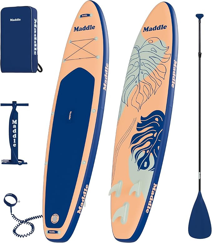 Maddle Inflatable Stand Up Paddle Boards, Ultra Light Double Layer 10’6’’x32’’x6’, SU... | Amazon (CA)