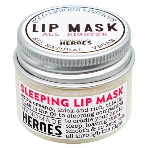 100% Natural Vegan Sleeping Lip Mask, Overnight Lip Moisturizer and Conditioner for Dry Lips. Int... | Amazon (US)