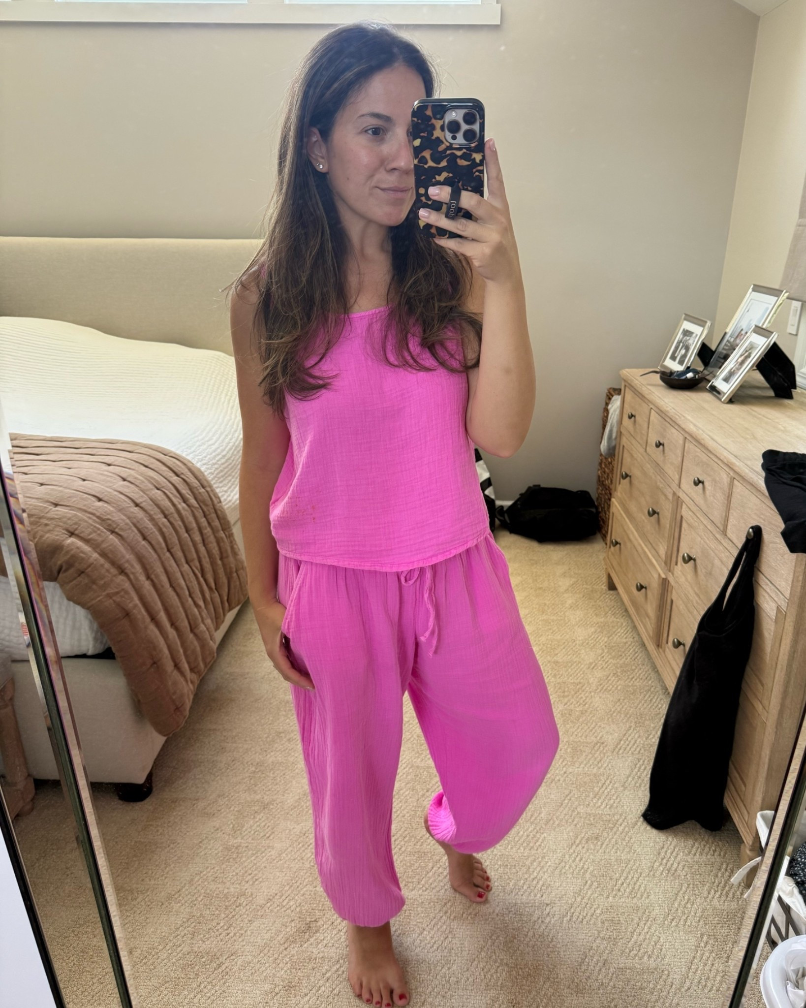 this colorrrrrr tho 🤌🏻💋💕 we are all about these guaze summer sets - our go to for post beach/pool, running errands, travel or just hanging. they’re easy, lightweight + soooo comfy!

#LTKmomlife #LTKootd