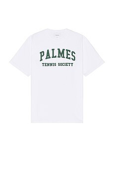 Palmes Ivan T Shirt in White-green from Revolve.com | Revolve Clothing (Global)