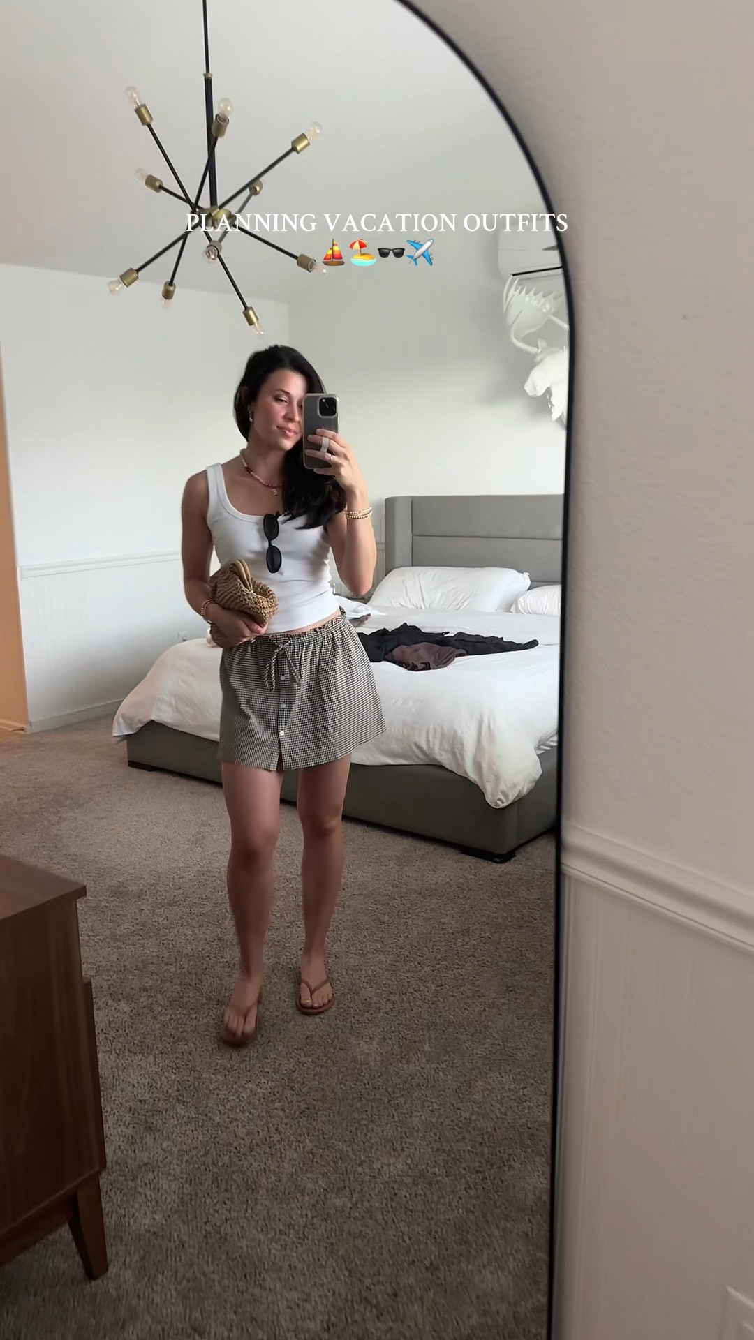 Summer vacation outfit / vacation outfit / summer outfit / vacation outfits / summer outfits / outfit inspo / beach vacation outfit / vacation outfit inspo / summer style / skirt outfit for summer / styling flip flops 

#LTKSeasonal #LTKSummerEdit #LTKTravel