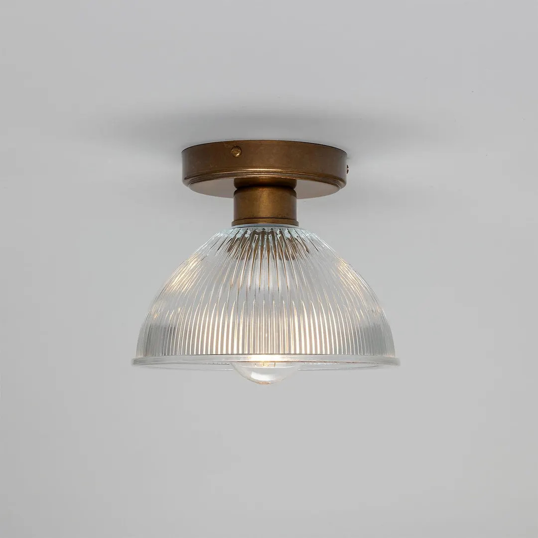 Erbil Prismatic Glass Flush Ceiling Light 7.5'' (19cm) | Etsy (US)