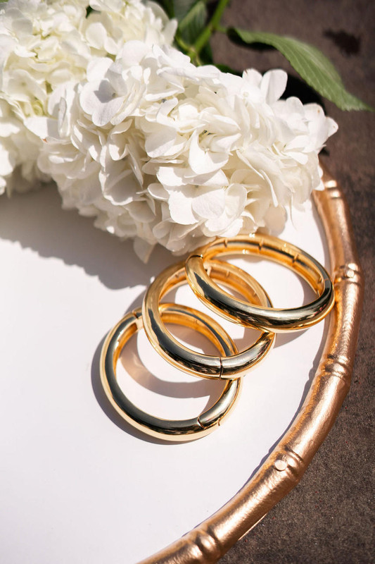 The Quinn - Gold Bangle - Meeghan Mullin x Lisi Lerch - PreOrder | Lisi Lerch Inc