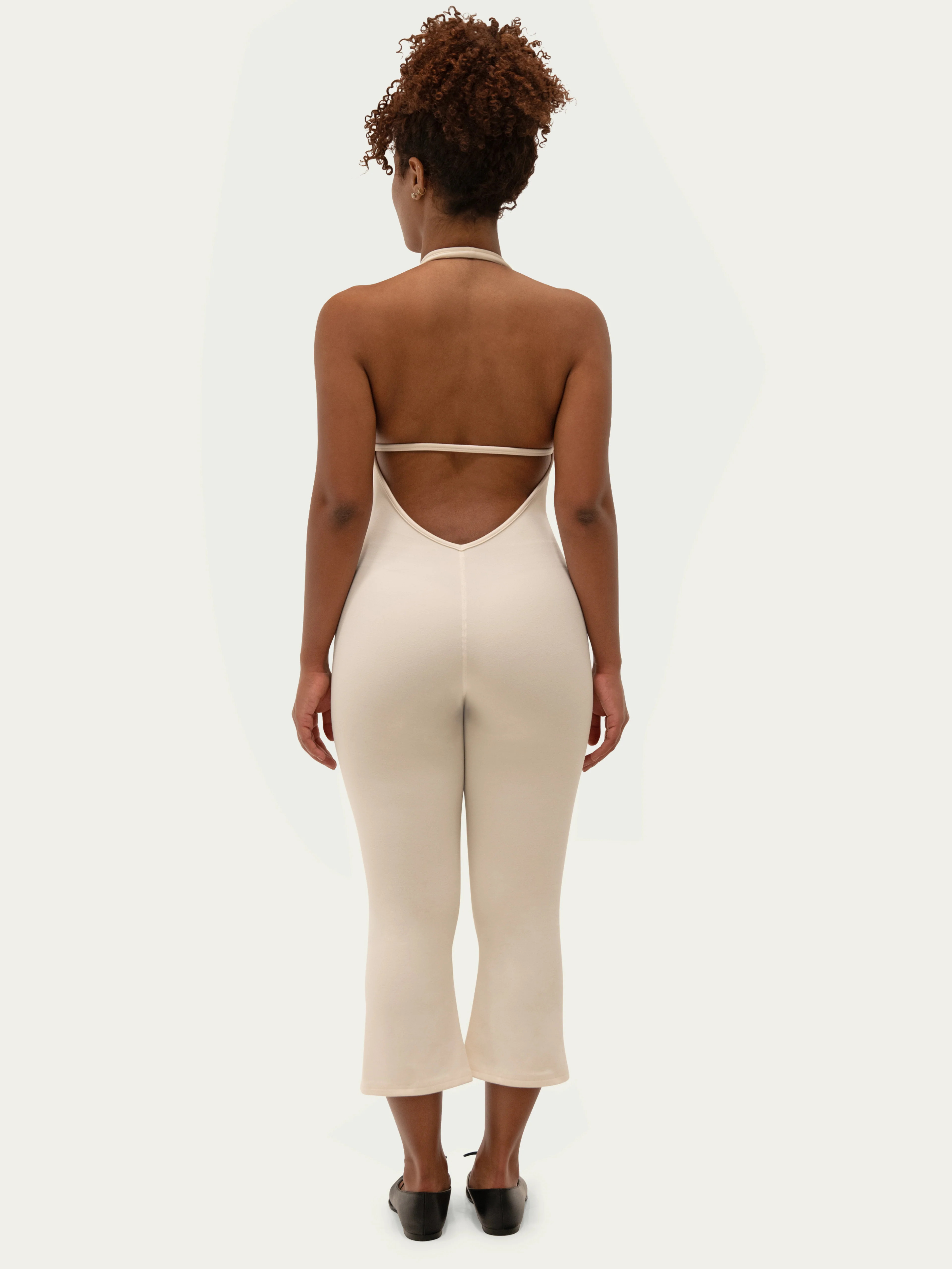 The Halter Onesie / Cream | 437