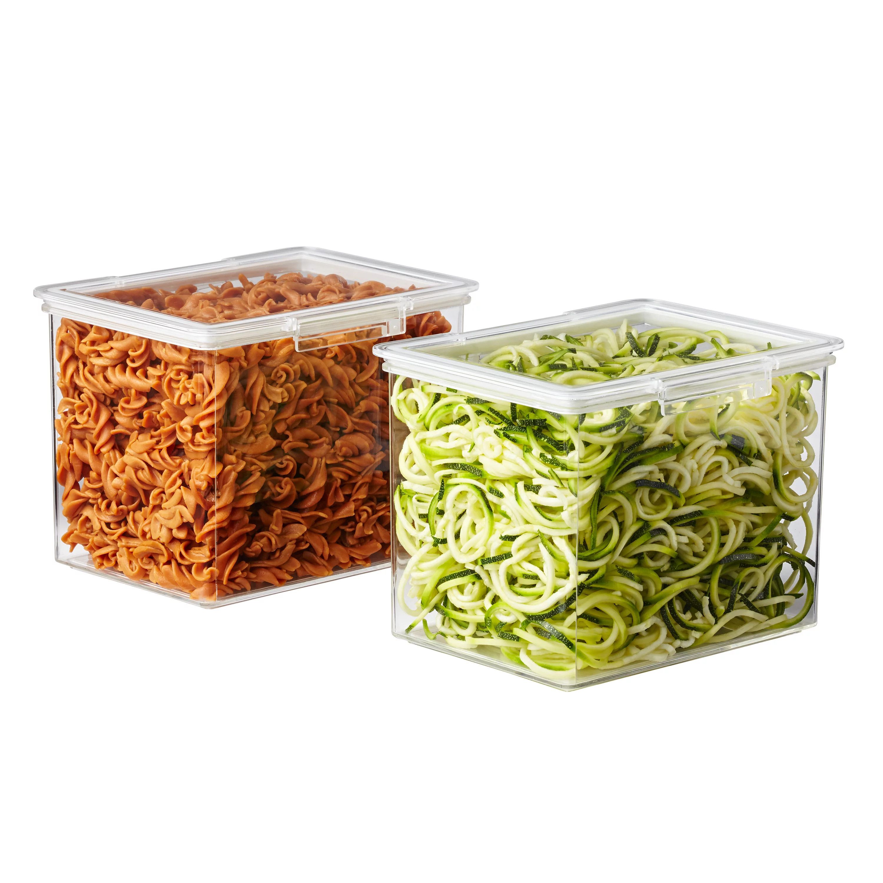 The Home Edit XL Canister, Pack of 2, Clear Plastic Food Storage Container - Walmart.com | Walmart (US)