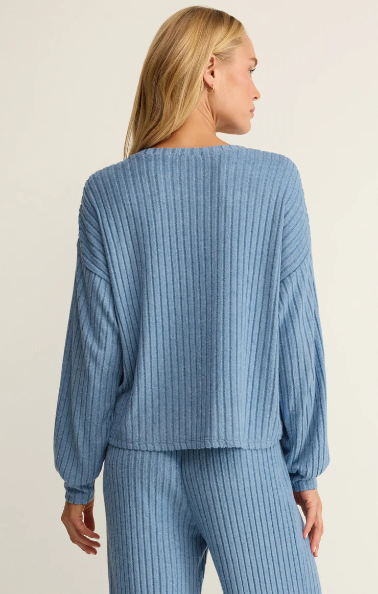 Daydream Silky Rib Long Sleeve Top | Z Supply