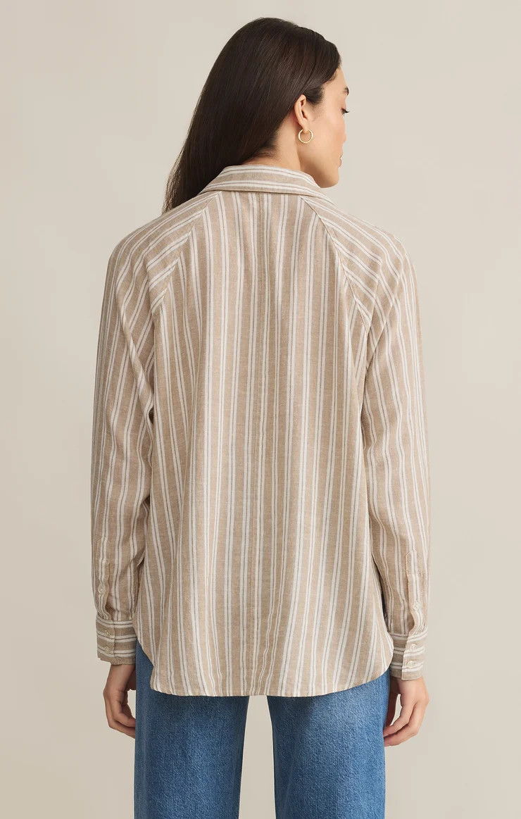 Perfect Linen Striped Top | Z Supply