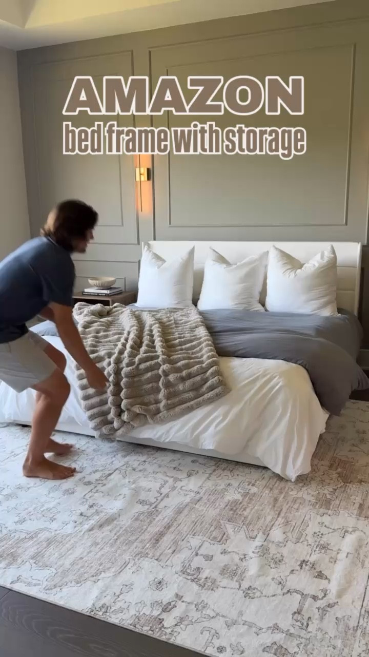 The best bed frame with storage from Amazon! 

#LTKHome #LTKootd #LTKmomlife