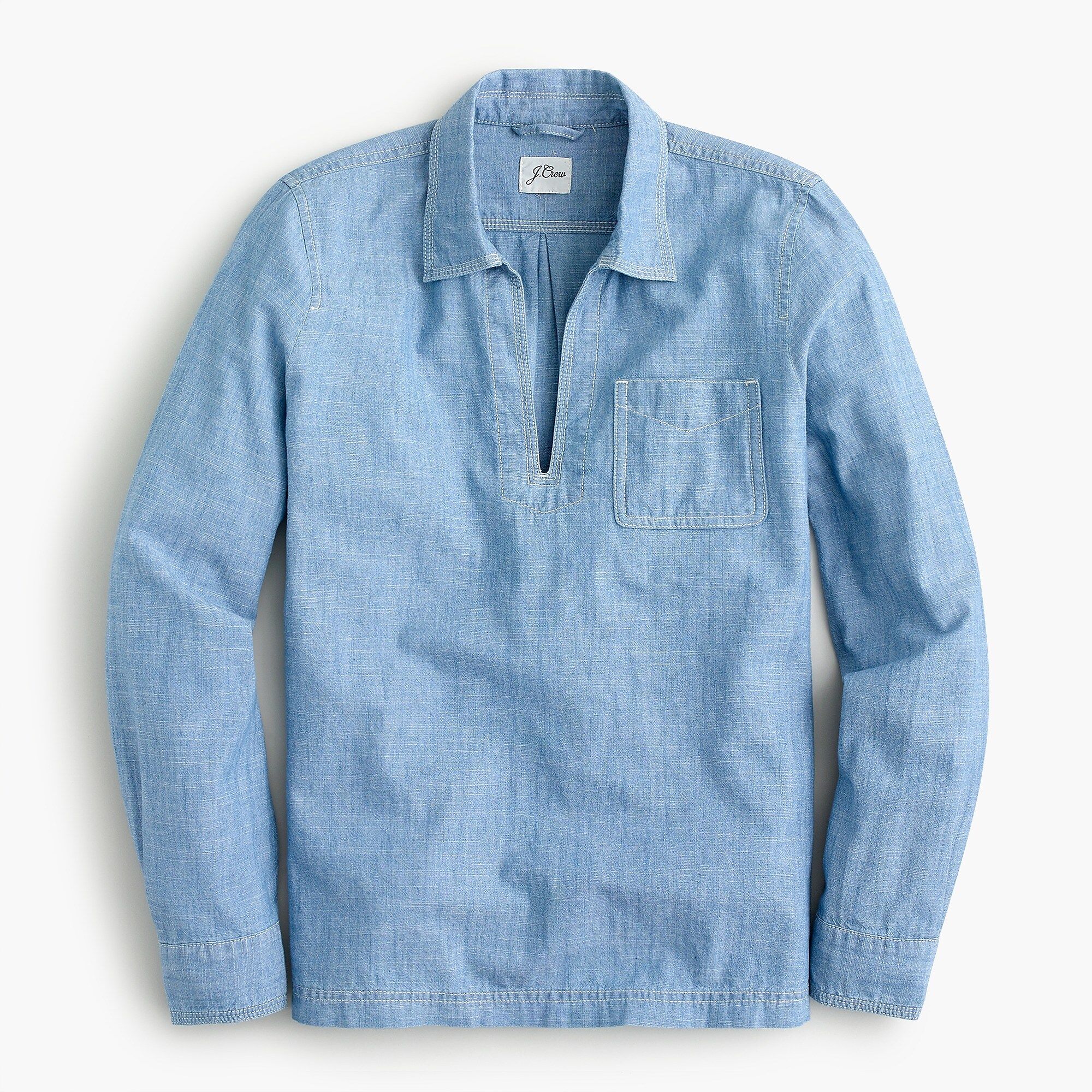 Denim popover shirt in Billy wash | J.Crew US