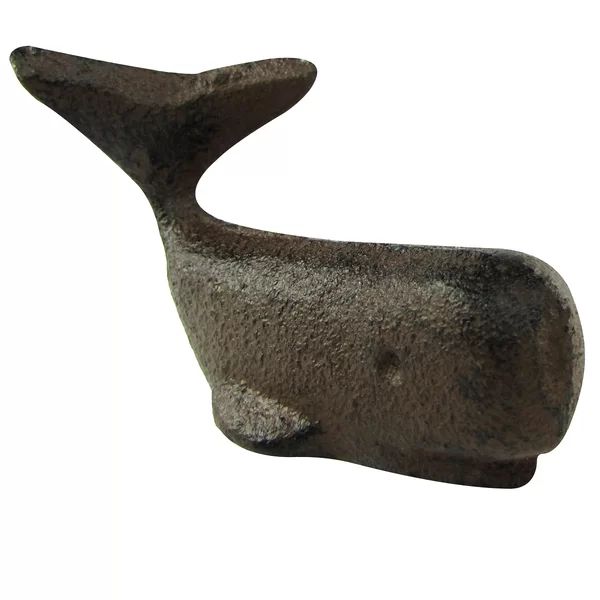 Baier Small Cast Iron Sperm Whale Paper Weight | Wayfair North America