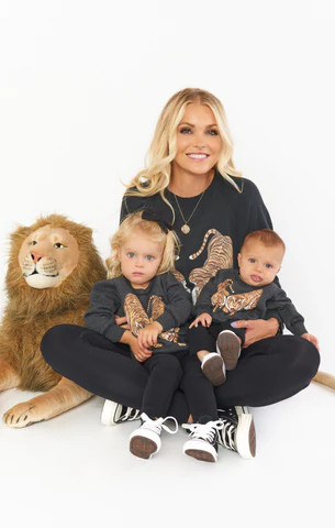 Jack Sweatshirt ~ Dancing Tiger Graphic | Show Me Your Mumu