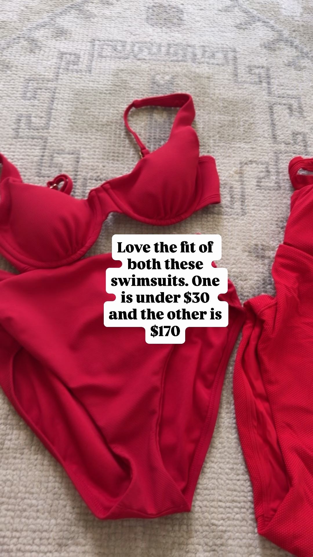 I wear a medium in Spanx and a small in the Walmart swimsuit 
Both great suits 

#LTKSwim #LTKOver40