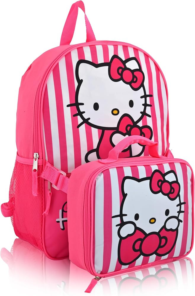 Fast Forward Sanrio Hello Kitty Backpack With Lunch Box for Girls | Hello Kitty Insulated Lunch B... | Amazon (US)