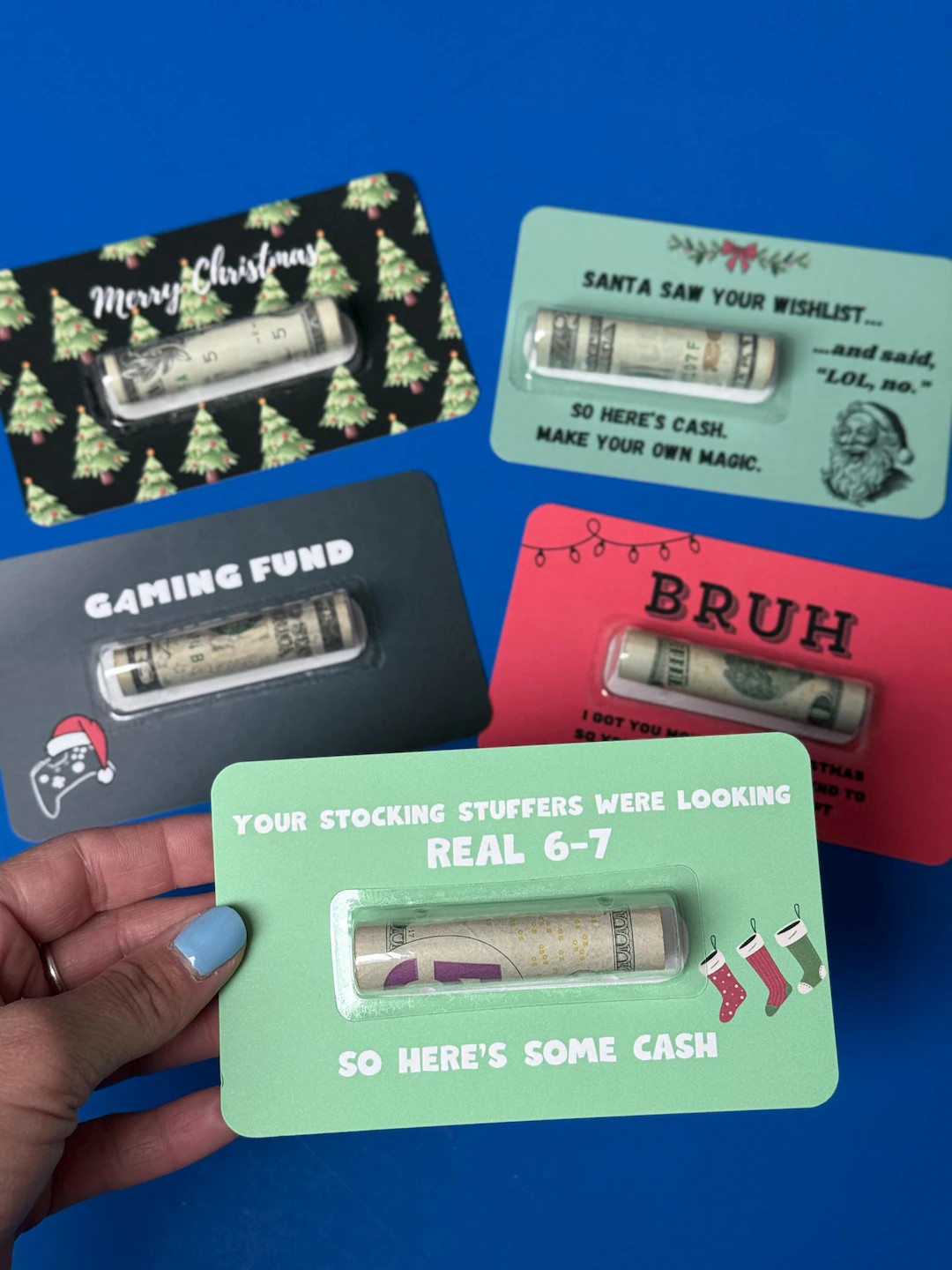 6 7 Meme Funny Christmas Money Card for Teens Slang Stocking Stuffer Fillers for Teens Christmas ... | Etsy (US)
