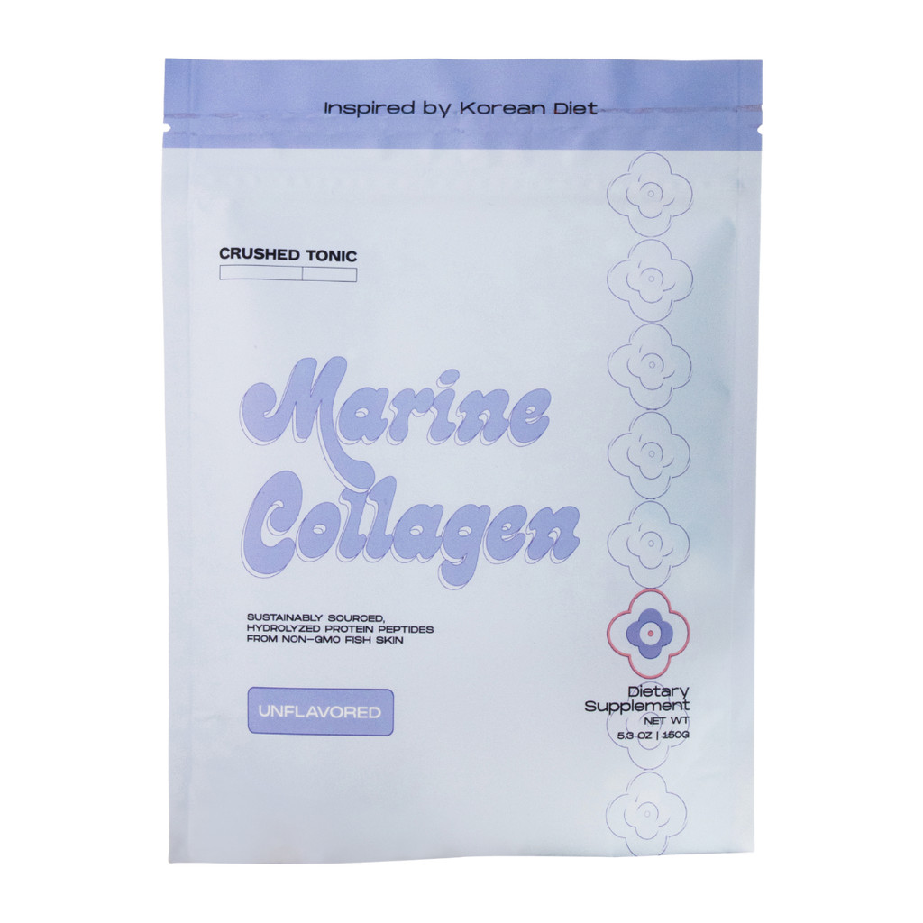 CRUSHED TONIC Pure Marine Collagen Supplement in Light Blue at Nordstrom, Size Small | Nordstrom