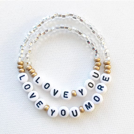 Love You More Mother Daughter Bracelet Mommy and Me | Etsy | Etsy (US)